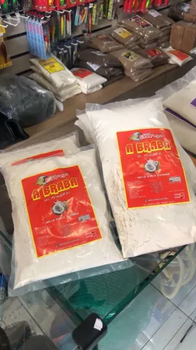 Massa Essa Pega Braba 400g 800g Sabor Beijinho Isca Pesqueiro Massa Branca Tambaqui Pacu