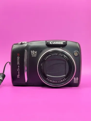 Câmera fotográfica cânon Powershot sx110 is seminova preta 