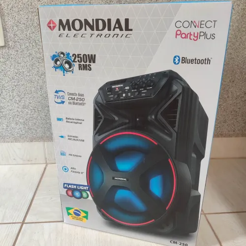 Caixa de som amplificada Mondial