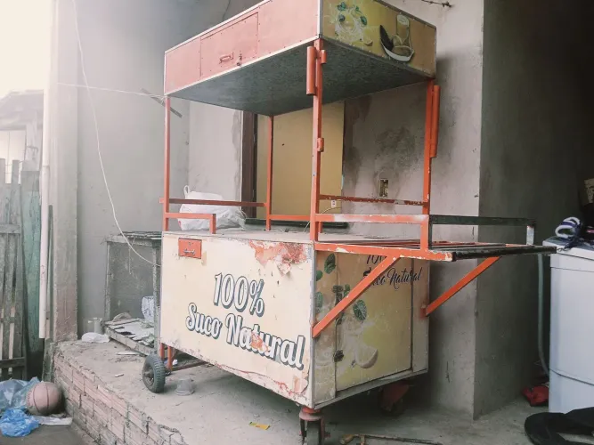 Carrinho de Suco de laranja.