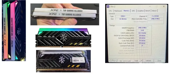 Memória DDR4 XPG TUF