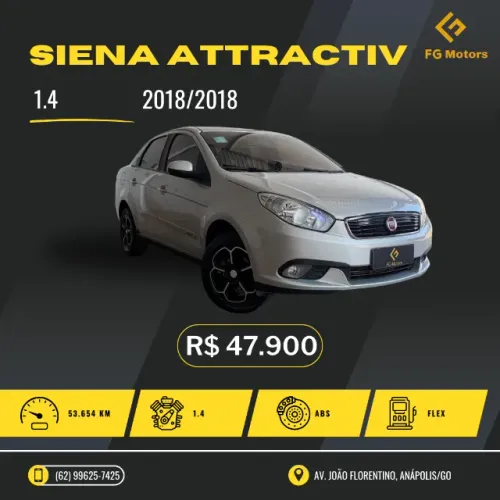 Fiat Grand Siena Attrac. 1.4 EVO F.flex 8V 2018