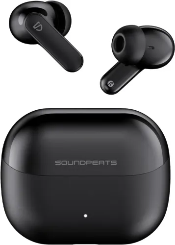 Fone Sem Fio SOUNDPEATS Q3 Pro ? ANC 38dB, Driver 13mm, BT 6.0, 42h, IP55, Preto Novo
