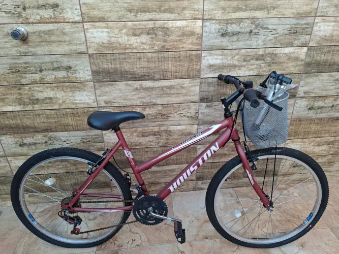 Bicicleta Foxer Maori Aro 26 Houston Aço 18 Marchas Vermelha