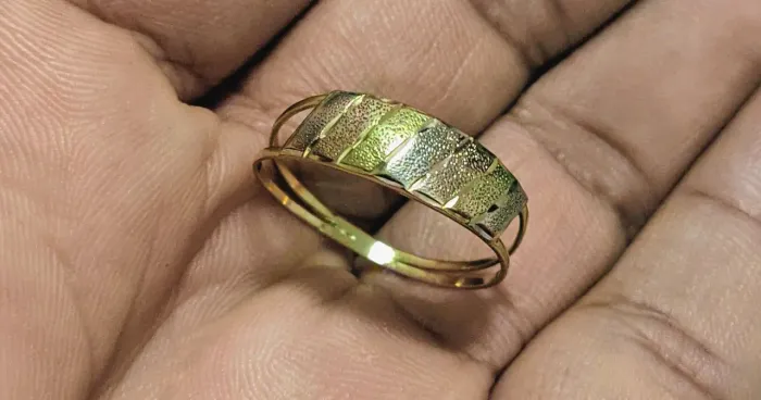Anel de ouro 18k