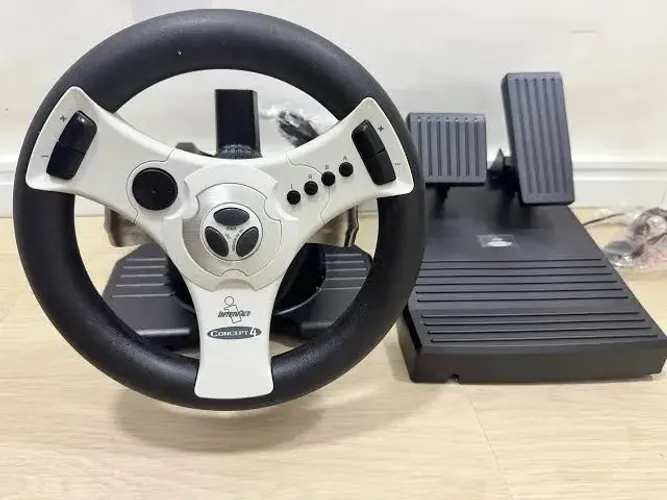 Volante + pedal para dreamcast