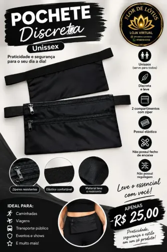 Pochete discreta