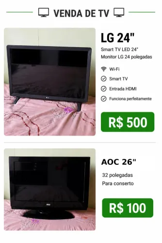 TV 24" E 26"