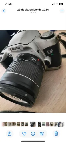 Máquina de fotografia cânon