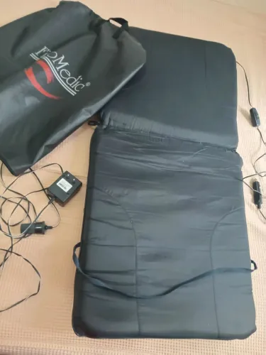 Massageador vendo troco