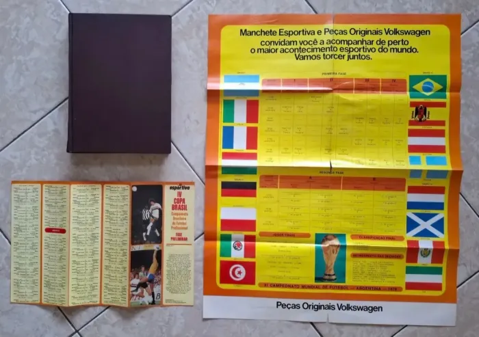 Revistas Manchete Esportiva Encadernadas n° 23 a 32 - Pré Copa do Mundo 1978
