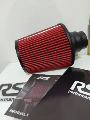 Filtro De Ar RS Esportivo Duplo Fluxo Multi678rsdl Vermelho