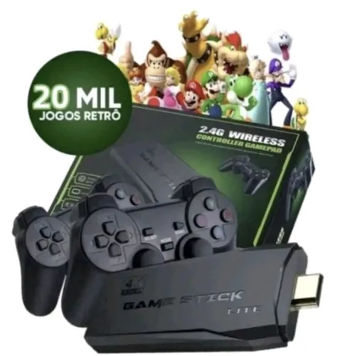 game para tb com jogos retros com dois controles