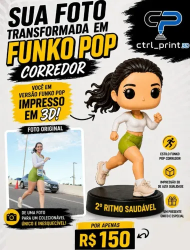Sua foto transformado em Funko Pop