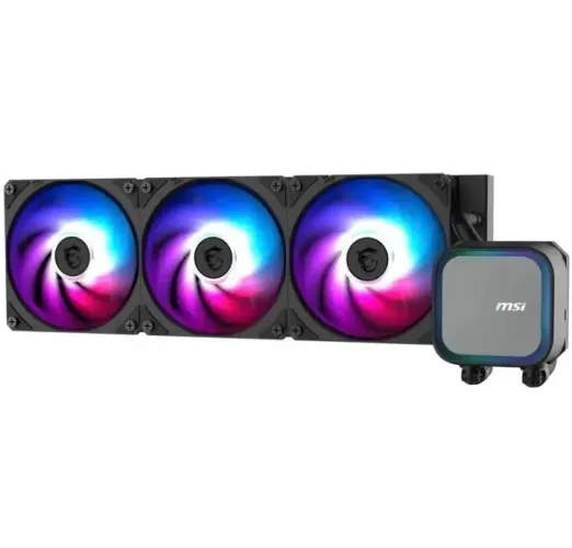 Water Cooler MSI MAG Coreliquid A13 360, ARGB, 360mm, Intel-AMD, Preto