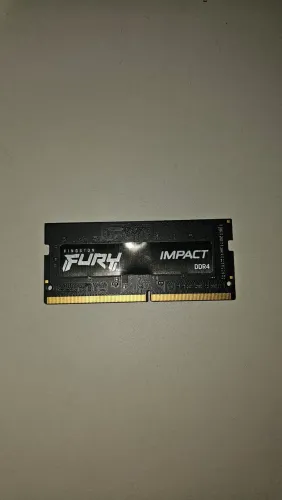MEMÓRIA RAM KINGSTON FURY IMPACT 16GB DDR4 3200MHZ PARA NOTEBOOK