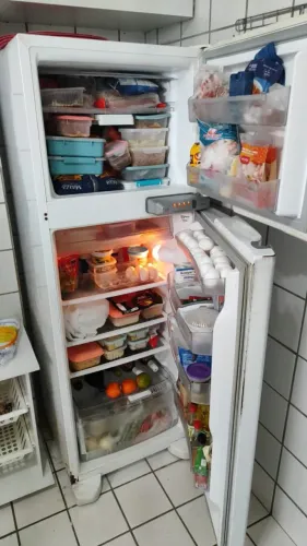 Geladeira Brastemp Duplex Frost Free - Branca