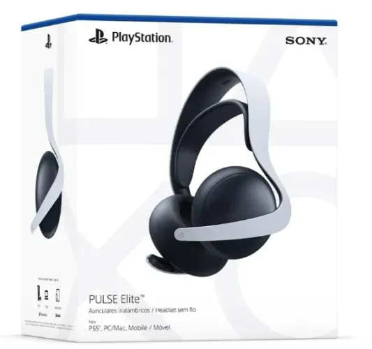 HEADSET SONY PULSE ELITE PS4, PS5 E PC BRANCO