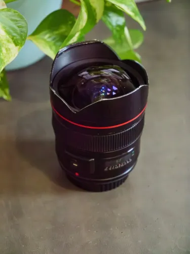 Lente Canon Ef 14mm F/2.8l Ii Usm Fisheye Olho De Peixe Canon Ef Preto (Usado)