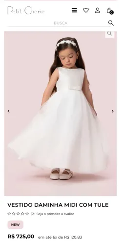 Vestido dama/noivinha
