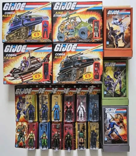 Gi Joe Retro Collection LOTE Incrível - todas peças lacradas.