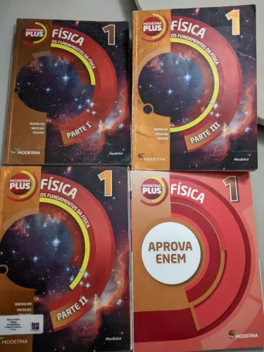 Box de Livros Didáticos Física Moderna Plus.