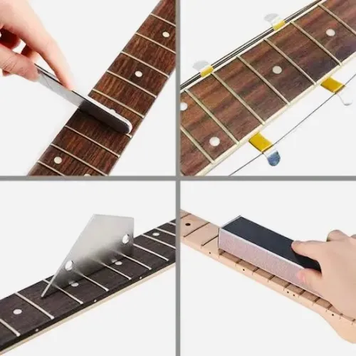 Troca de Trastes, Guitarra, baixo, violão, etc, cordas baixas com som e timbre definido.