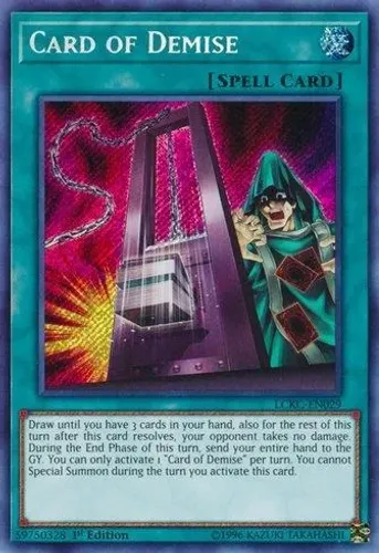 Yugioh!!! Card of Demise LCKC-PT029 Secret Rare