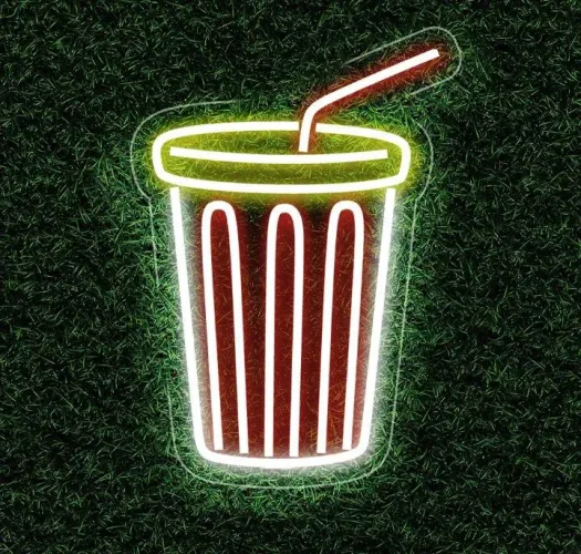 Painel neon lead refrigerante