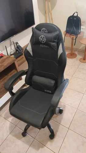 Cadeira Gamer TGT Heron, RGB, Espuma Moldada<br>Preto, TGT-HR-RGB01