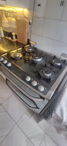 FOGÃO ELECTROLUX 5 BOCAS - TOP DE LINHA | FORNO ELÉTRICO E A GÁS