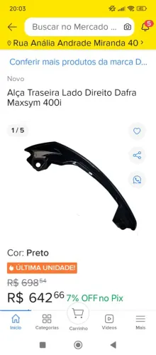 Maxsym 2015 Peças