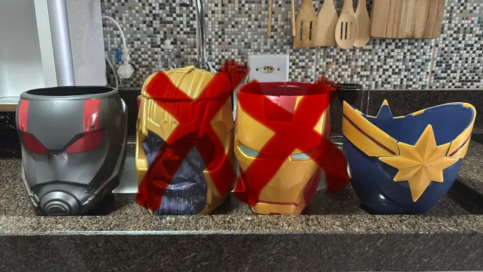 Balde de pipoca MARVEL (Exclusivo Filmes CINEPOLIS)