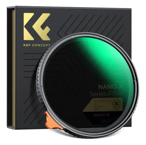 Filtro K&F Concept Nano-X 2-em-1 ND2-32 + Black Diffusion 1/4 (58mm) - NOVO