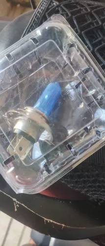 Lâmpada homogênea super branca para moto