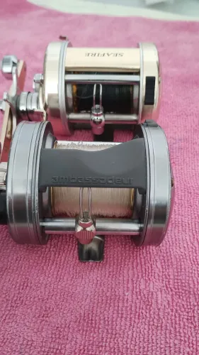 Carretilha Abu Garcia e Daiwa