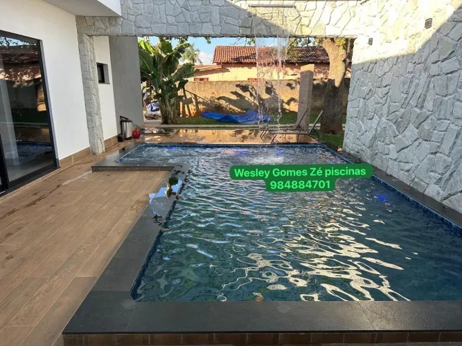 Piscinas de vinil e alvenaria pastilha qualidade