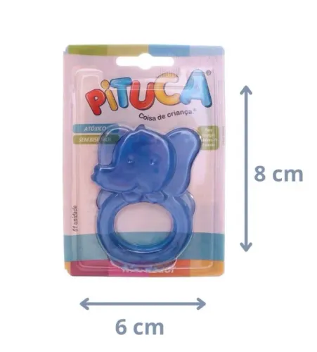 Mordedor Bebê Ultra Macio Elefante Azul | Dentição