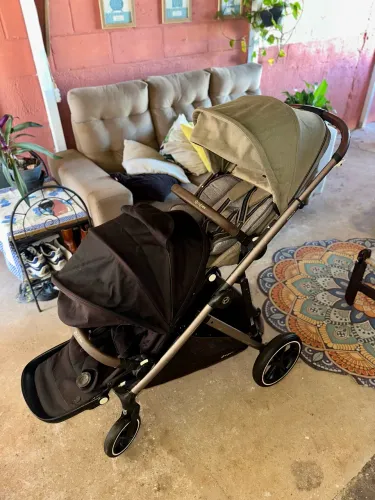 Carrinho bebê duplo modular cybex