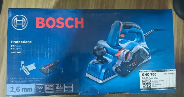 Plaina Elétrica Bosch 700W - GHO-700