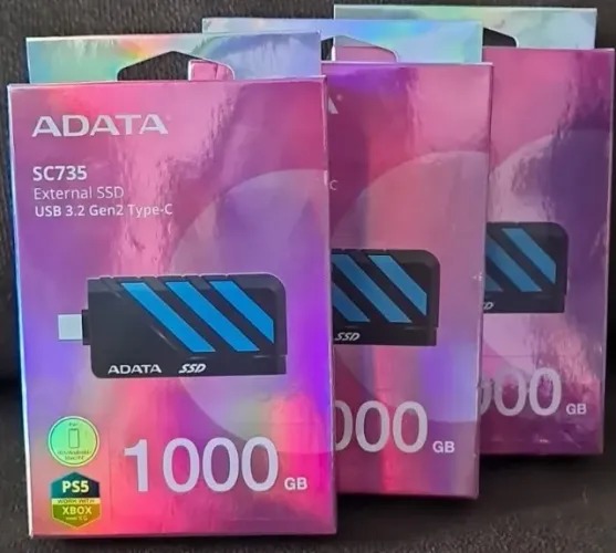 [Novo]Oportunidade! SSD Externo 1000GB ADATA USB 3.2 Leitura 1000 MB/s. Últimas Unidades!
