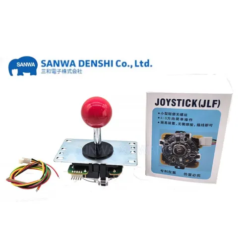 Sanwa jlf +6 botões Quanba cristal Original