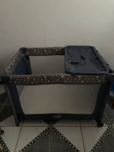 Berço dobrável Baby Style - Cinza 