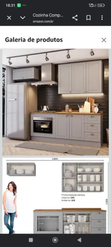 Cozinha modulada Henn ,modelo Emily