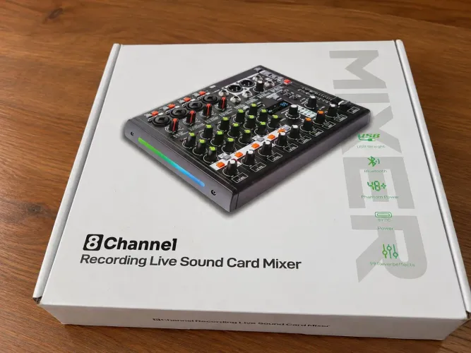 Mesa de som VS2PRO V08FX ? 8 canais