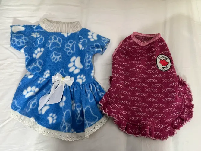 Kit 2 Roupas de Inverno para Cães e Gatos