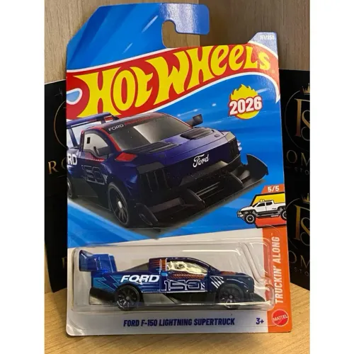 Hot Wheels Ford F-150 Lightning Supertruck.