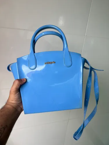 Bolsa Petite Jolie Azul Hortênsia 