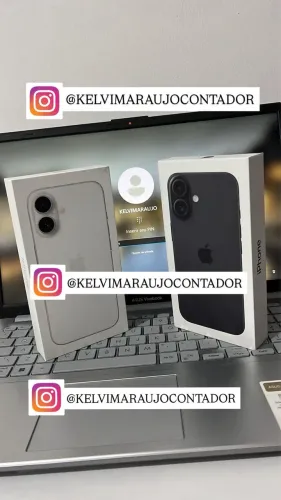 iPhone 16-128GB (Lacrado e Nota)