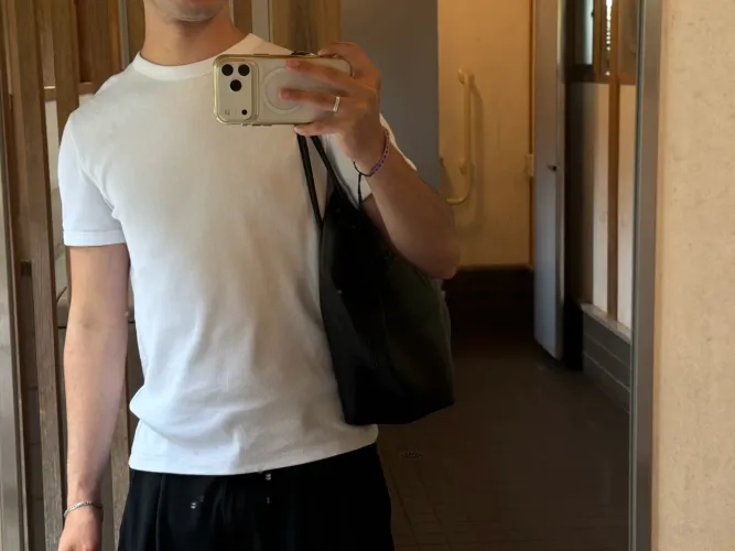 MARC JACOBS bolsa de ombro em couro 